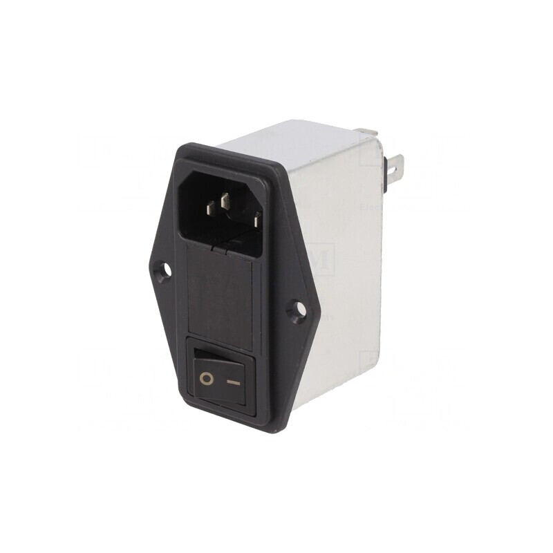 Conector Alimentare AC Soclu Tată 2A 250V  | Electronic-mag.ro | Componente Electronice
