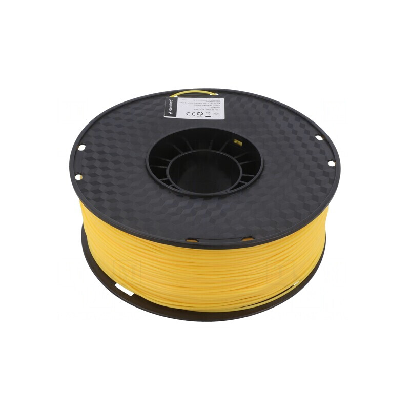 Filament TPE 1.75mm Galben Elastic 1kg | Electronic-mag.ro | Componente Electronice