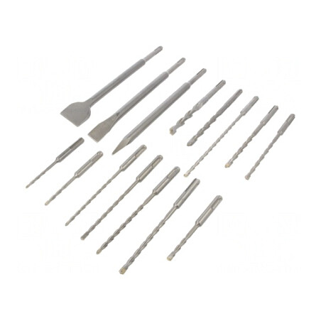 Set Burghie Beton și Daltă - 3 Piese | Electronic-mag.ro | Componente Electronice