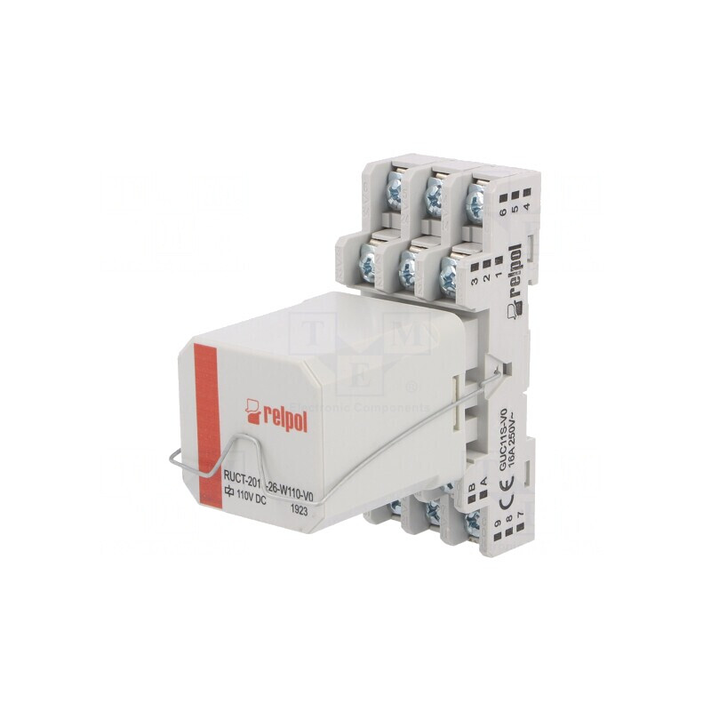 Releu intermediar 3PDT 110VDC 16A 250VAC | Electronic-mag.ro | Componente Electronice