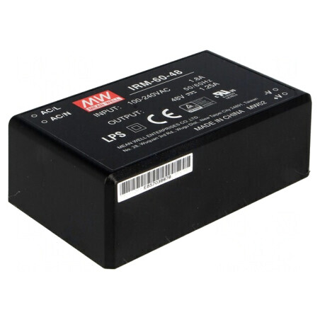 Convertor AC/DC 60W 48V 1250mA | Electronic-mag.ro | Componente Electronice