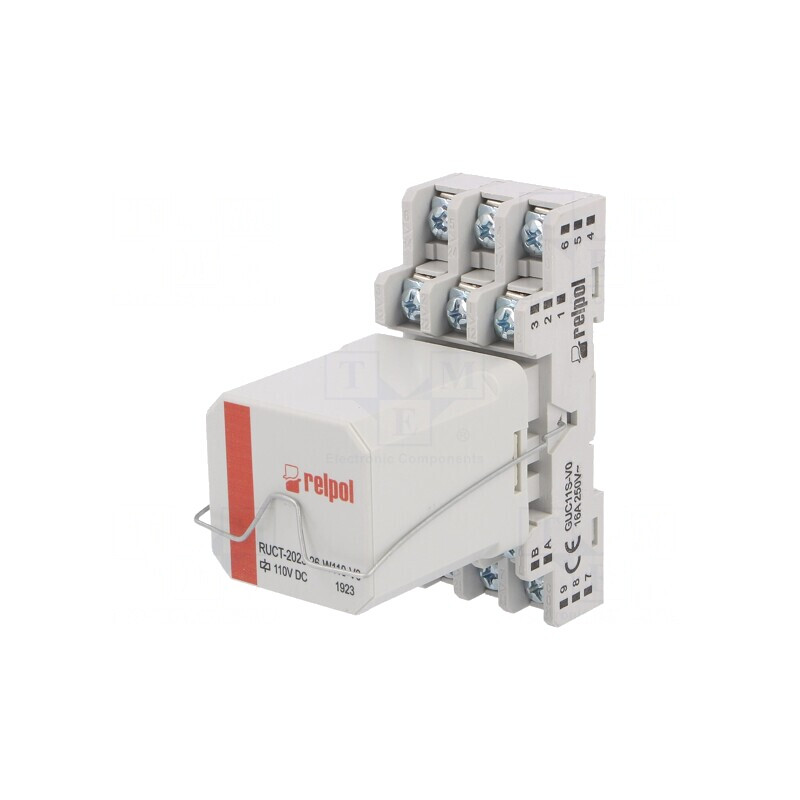 Releu Intermediar 3PST-NO 110VDC 16A 250VAC | Electronic-mag.ro | Componente Electronice