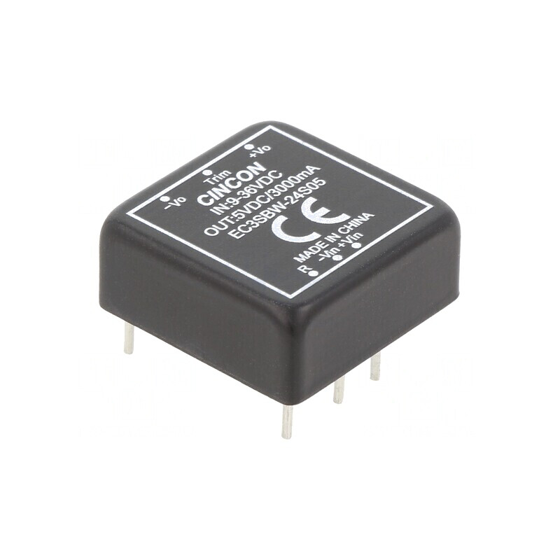 Convertor DC/DC 15W 9-36V la 5V 3A | Electronic-mag.ro | Componente Electronice