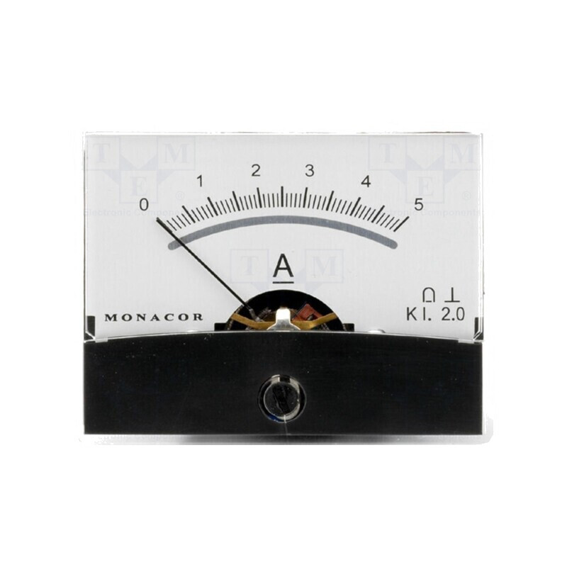 Ampermetru Panou DC 0-5A Clasa 2 | Electronic-mag.ro | Componente Electronice