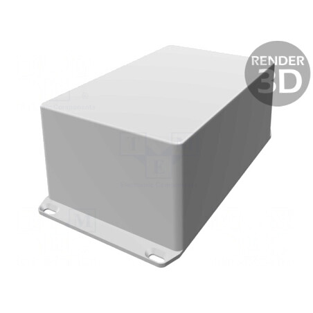 Carcasă Universală 120x188x82mm cu Lame de Fixare | Electronic-mag.ro | Componente Electronice