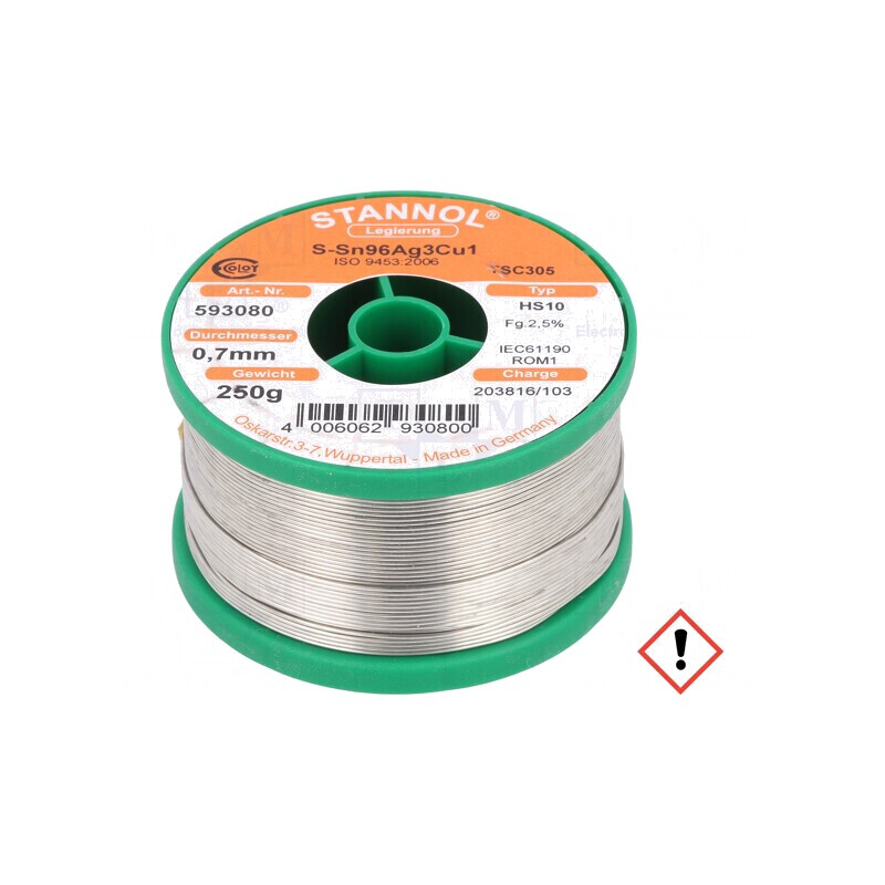 Sârmă de lipit fără plumb 0,7mm 0,25kg | Electronic-mag.ro | Componente Electronice