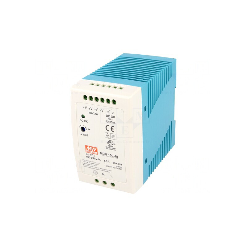 Alimentator pentru șină DIN 96W 48VDC 2A | Electronic-mag.ro | Componente Electronice