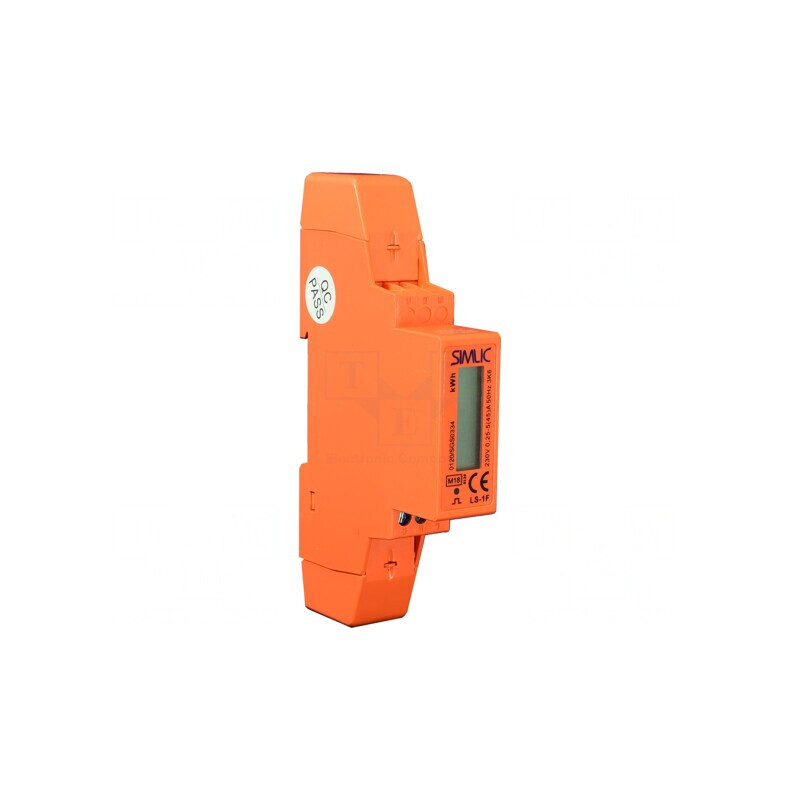 Contor Digital 1-Fază LCD pentru Șină DIN | Electronic-mag.ro | Componente Electronice