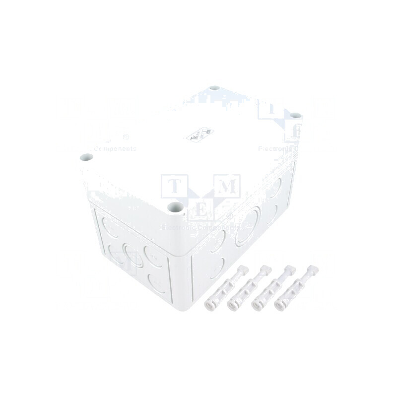 Carcasă universală gri IP66 110x180x110 mm | Electronic-mag.ro | Componente Electronice