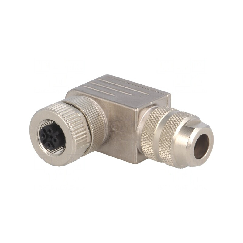 Mufă M12 PIN 2 mamă Profibus pe cablu IP67 6-8mm 4A | Electronic-mag.ro | Componente Electronice
