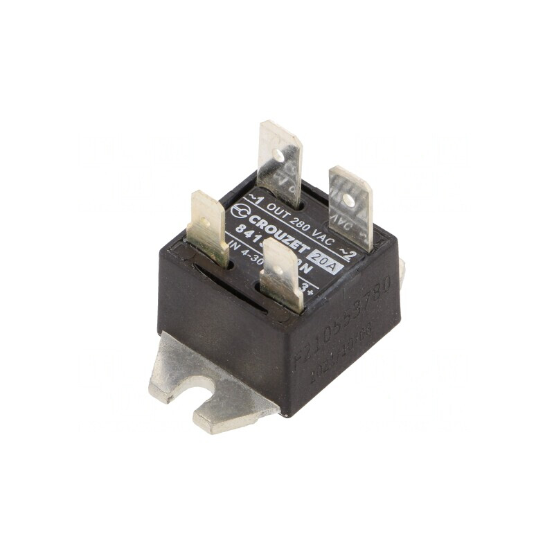 Releu semiconductor 1-fazat 20A 24-280VAC | Electronic-mag.ro | Componente Electronice