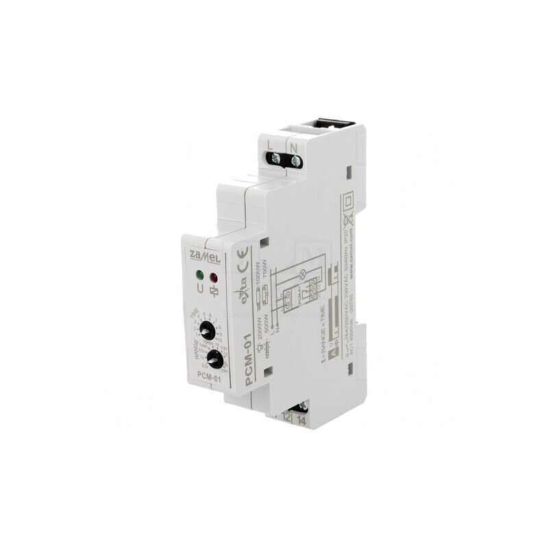 Timer Digital 0,1s-10zile SPDT 250VAC 16A 230VAC IP20 PCM-01 | Electronic-mag.ro | Componente Electronice