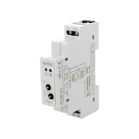 Timer Digital 0,1s-10zile SPDT 250VAC 16A 230VAC IP20 PCM-01 | Electronic-mag.ro | Componente Electronice
