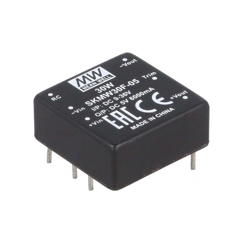 Convertor DC/DC 30W 9-36V la 5V 6000mA THT | Electronic-mag.ro | Componente Electronice