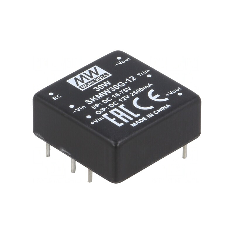 Convertor DC/DC 30W 18-75V la 12V 2500mA | Electronic-mag.ro | Componente Electronice