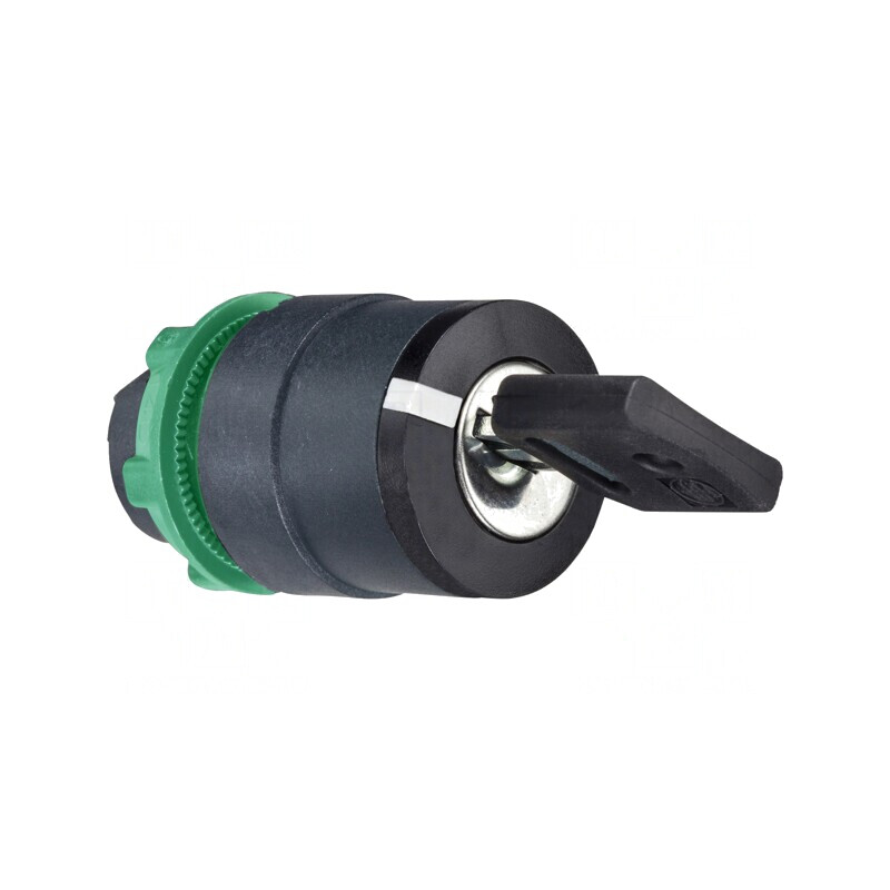 Comutator rotativ cu cheie 22mm 2 poziții negru ZB5AG4D | Electronic-mag.ro | Componente Electronice