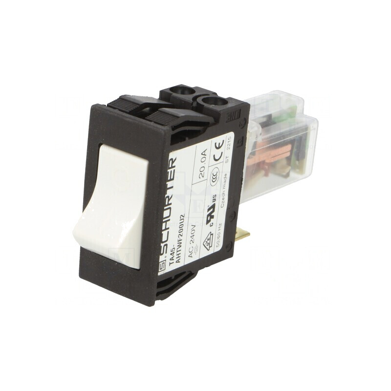 Întrerupător de Supracurent 20A DPST MCB | Electronic-mag.ro | Componente Electronice