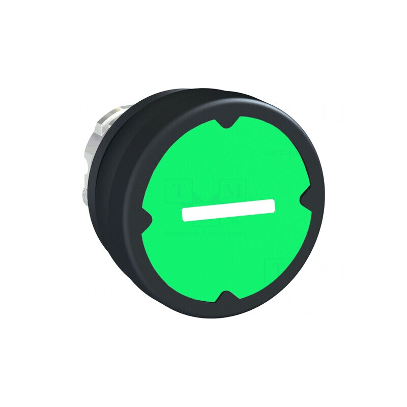 Comutator Verde Acționat prin Apăsare 22mm | Electronic-mag.ro | Componente Electronice