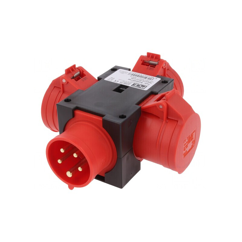 Conector alimentare trifazat 16A 400VAC IP44 | Electronic-mag.ro | Componente Electronice