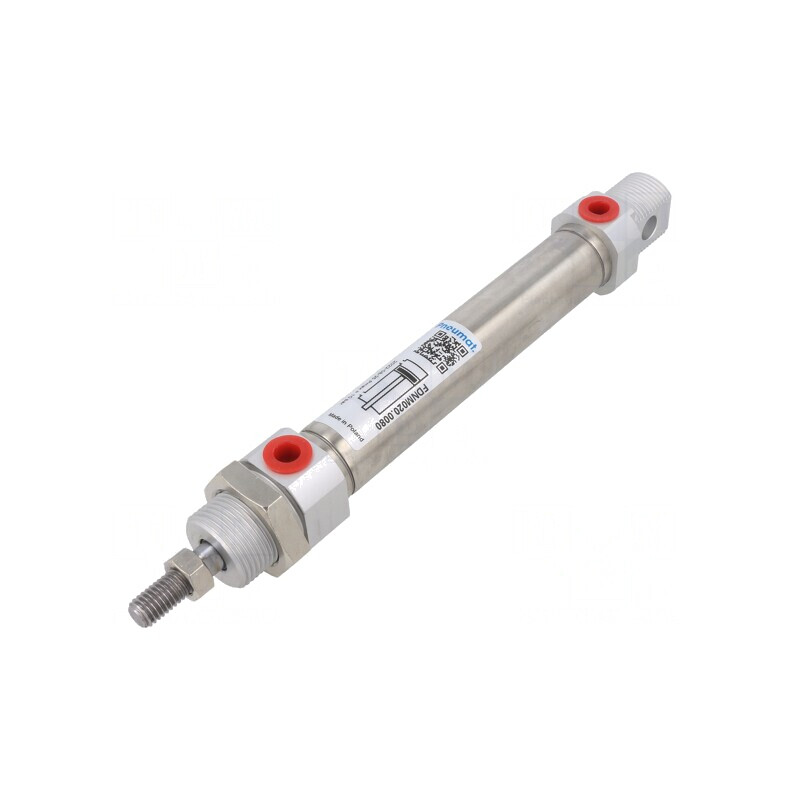 Cilindru pneumatic rotund 20mm x 80mm | Electronic-mag.ro | Componente Electronice