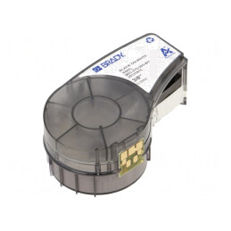 Bandă albă 9,5mm x 6,4m cu caractere negre | Electronic-mag.ro | Componente Electronice