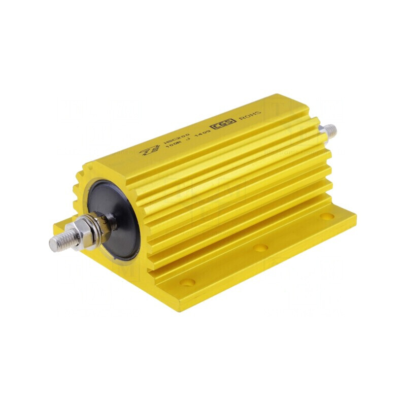 Rezistor Bobinat cu Radiator 100Ω 200W | Electronic-mag.ro | Componente Electronice