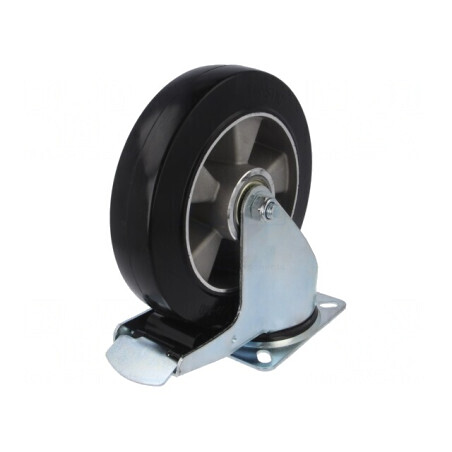Roată de Transport 200mm 350kg Guma ALGE | Electronic-mag.ro | Componente Electronice