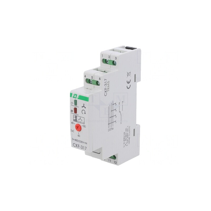 Releu Monitorizare Tensiune Şină DIN SPDT | Electronic-mag.ro | Componente Electronice
