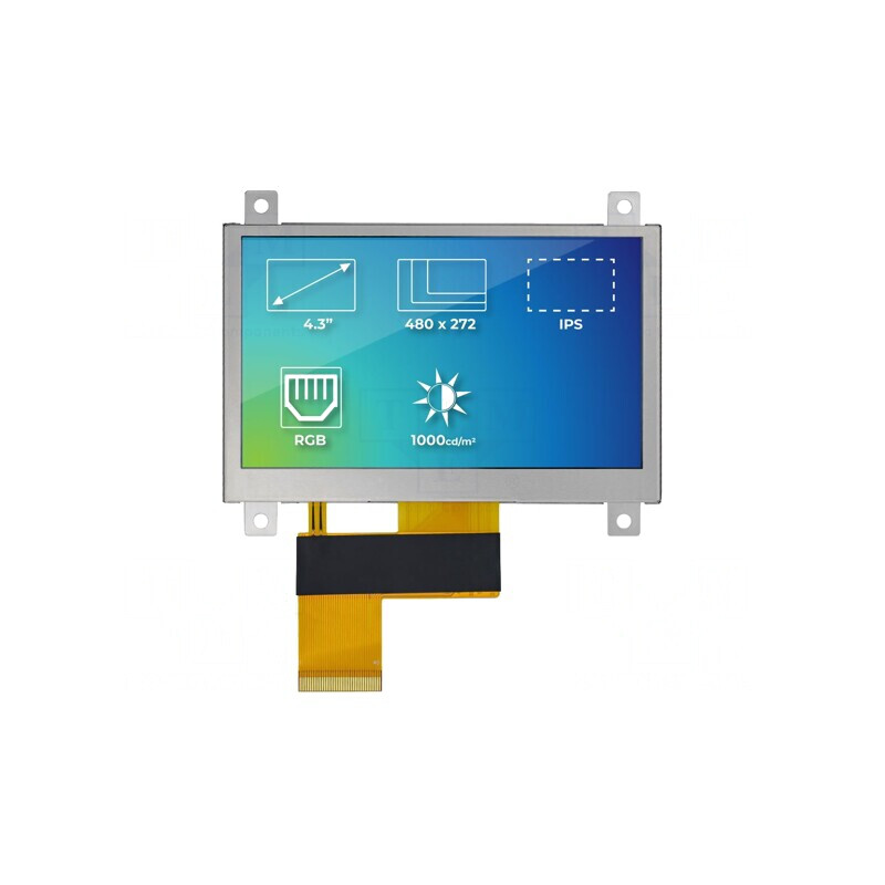 Ecran TFT 4,3" 480x272 LED | Electronic-mag.ro | Componente Electronice