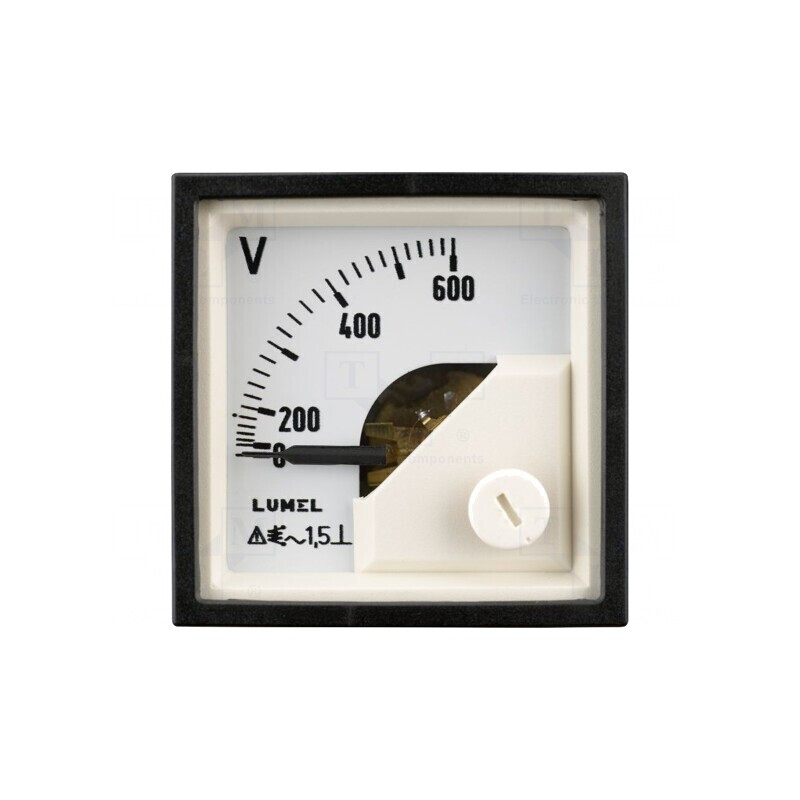 Voltmetru Panou True RMS 0-600V 40-72Hz Clasa 1.5 | Electronic-mag.ro | Componente Electronice