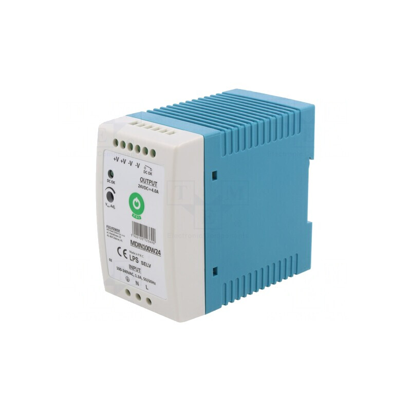 Alimentator Şină DIN 100W 24VDC | Electronic-mag.ro | Componente Electronice
