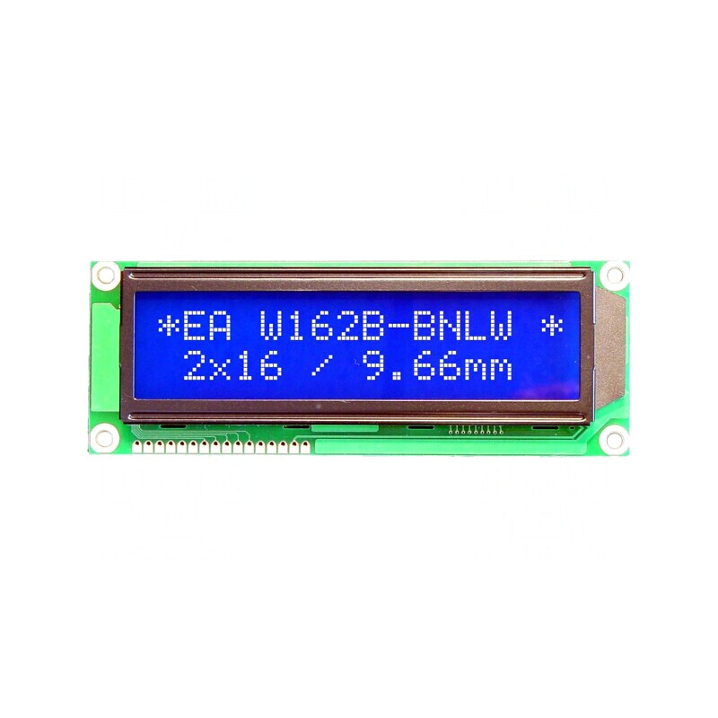 Display LCD Alfanumeric 16x2 Albastru 122x44mm | Electronic-mag.ro | Componente Electronice