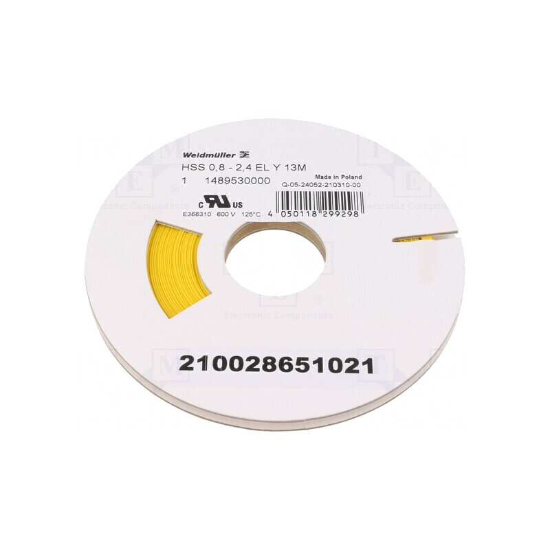 Manșon Termocontractabil 3:1 2.4mm 13m Galben | Electronic-mag.ro | Componente Electronice