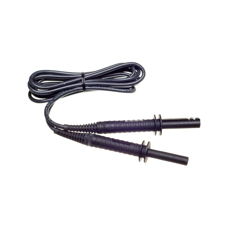 Cablu măsurare mufă banană 4 mm ecranat | Electronic-mag.ro | Componente Electronice