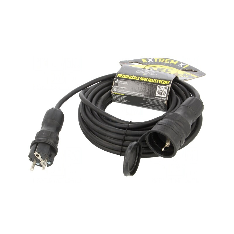 Prelungitor electric negru 10m 16A | Electronic-mag.ro | Componente Electronice