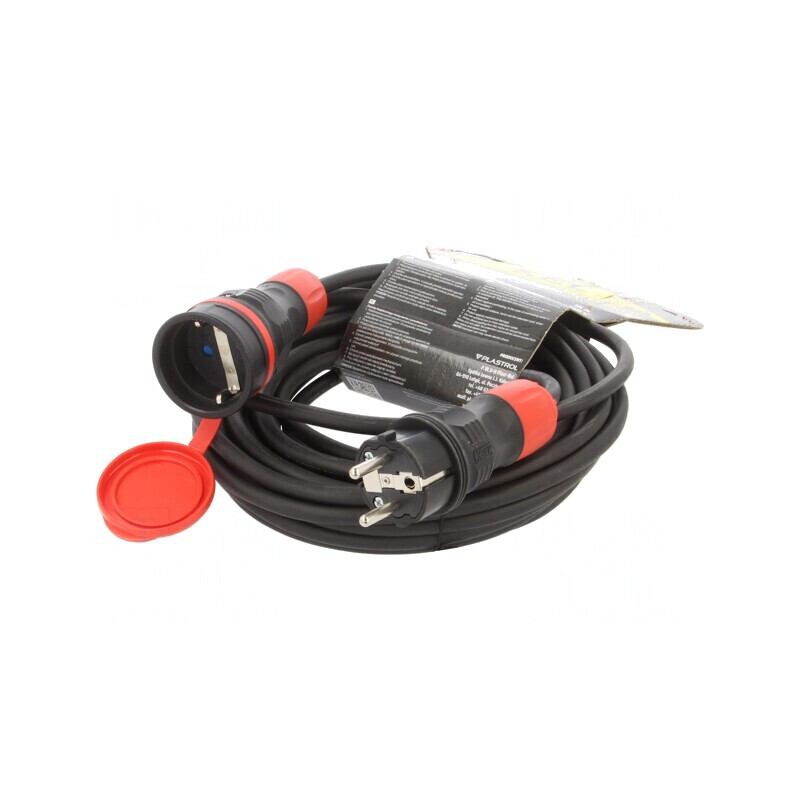 Prelungitor Alimentare 10m Negru 16A | Electronic-mag.ro | Componente Electronice