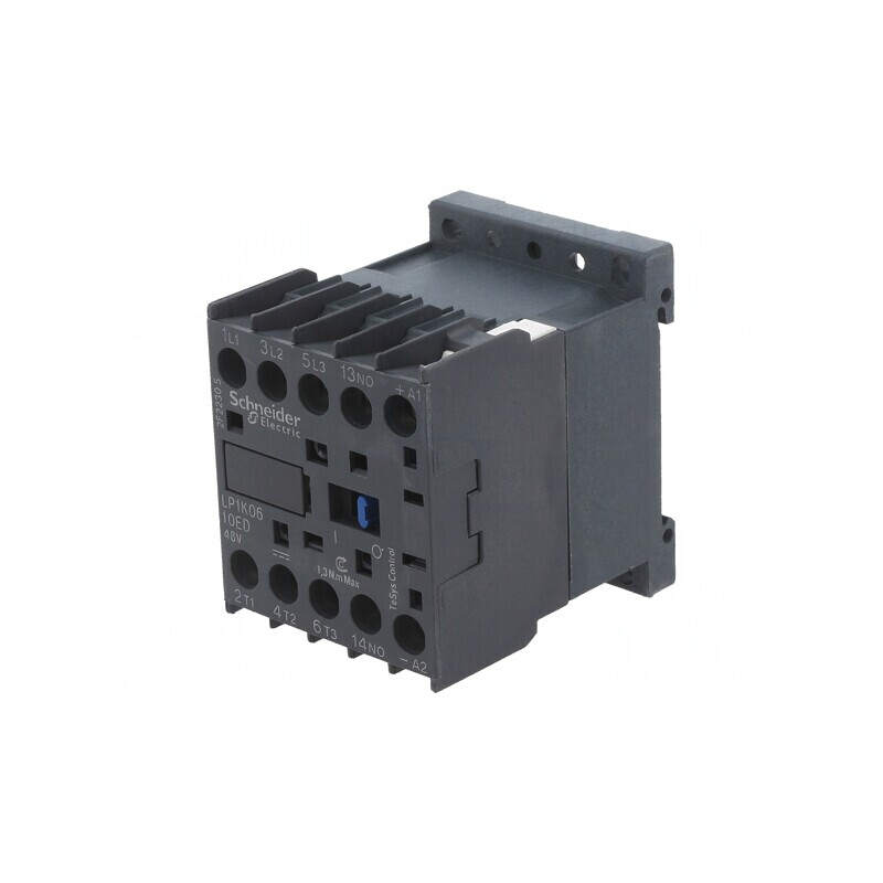 Contactor 3P NO 12VDC 6A 690V LP1K0610JD | Electronic-mag.ro | Componente Electronice