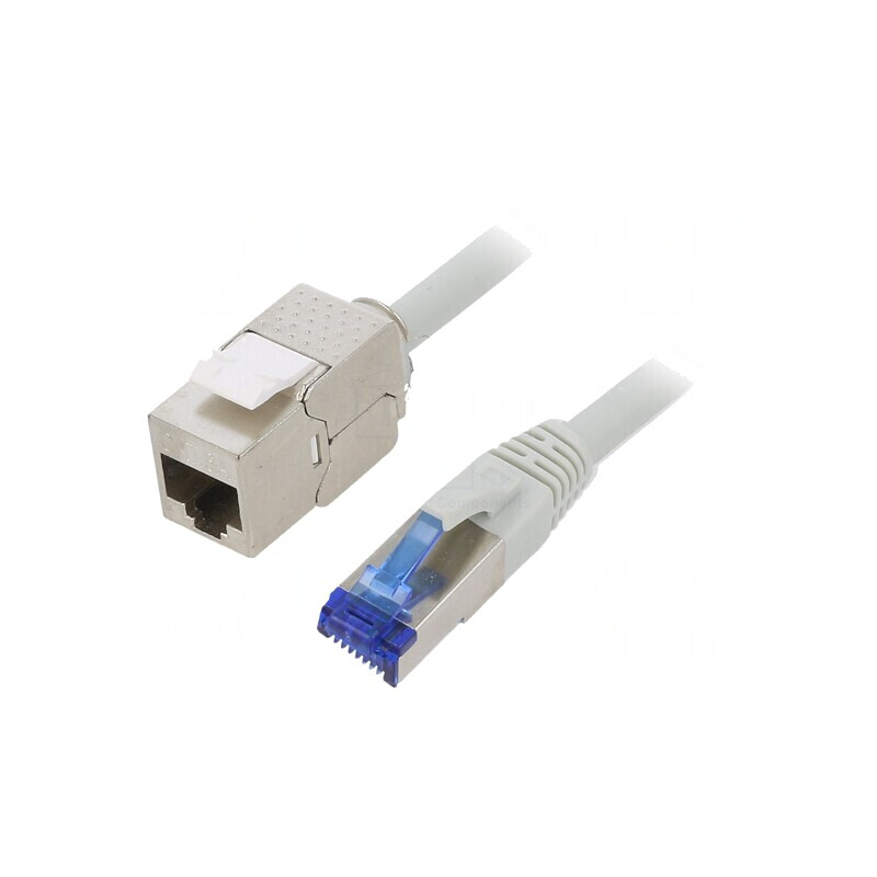 Prelungitor RJ45 Cat 6a S/FTP Gri 25m LSZH | Electronic-mag.ro | Componente Electronice