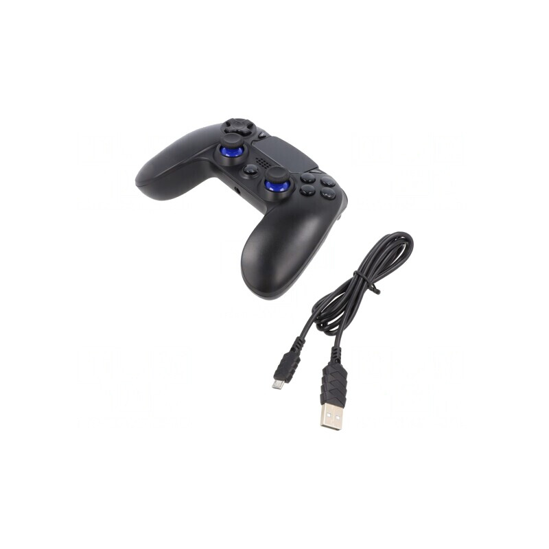Gamepad Wireless Negru USB 14 Butoane 600mAh | Electronic-mag.ro | Componente Electronice