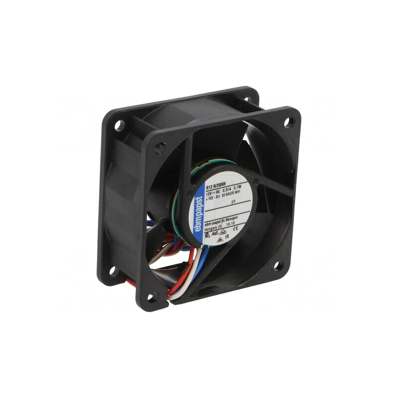 Ventilator axial 12V DC 60x60x25mm 56m3/h | Electronic-mag.ro | Componente Electronice