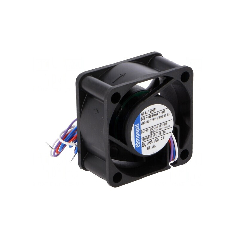 Ventilator axial DC 24V 40x40x20mm | Electronic-mag.ro | Componente Electronice