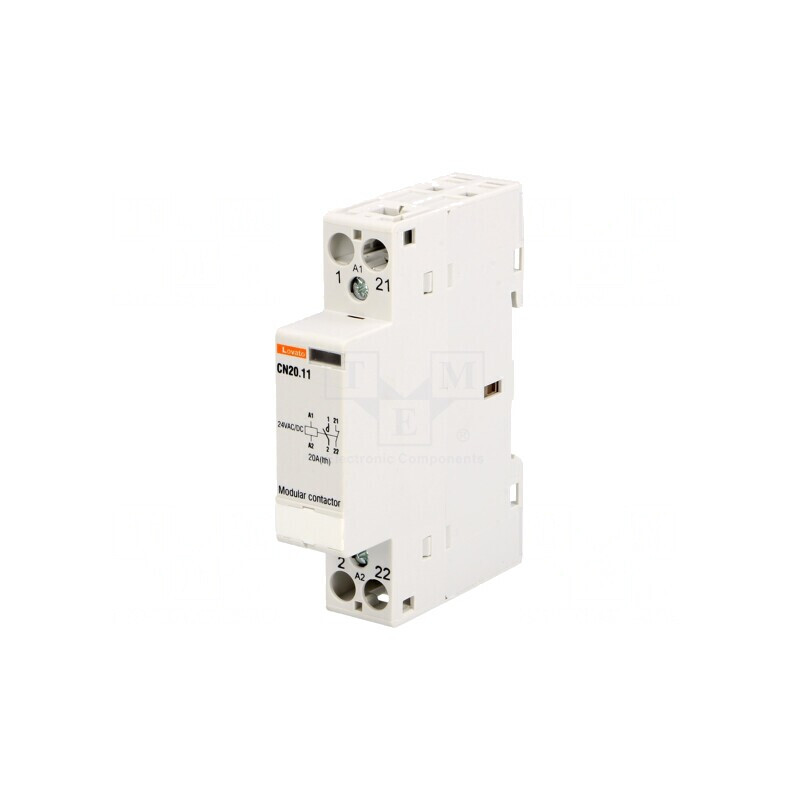 Contactor 2-Poli 20A 24V NC NO | Electronic-mag.ro | Componente Electronice