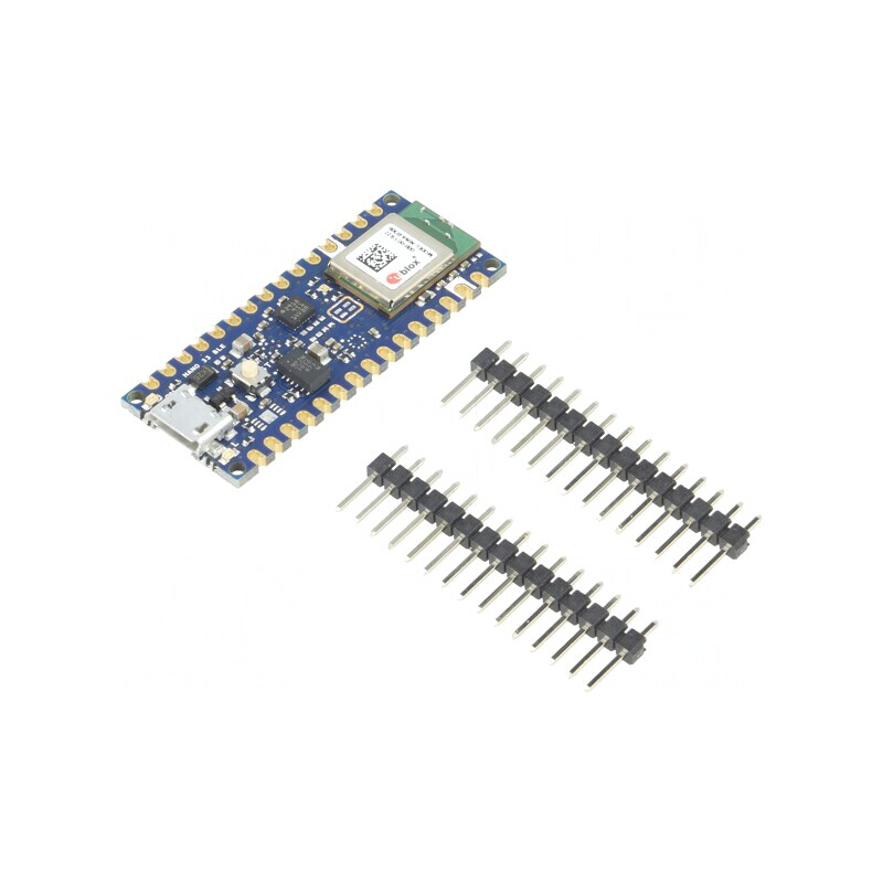 Arduino Nano 33 BLE cu pini și USB micro 64MHz 3,3V I2C/SPI/USART | Electronic-mag.ro | Componente Electronice