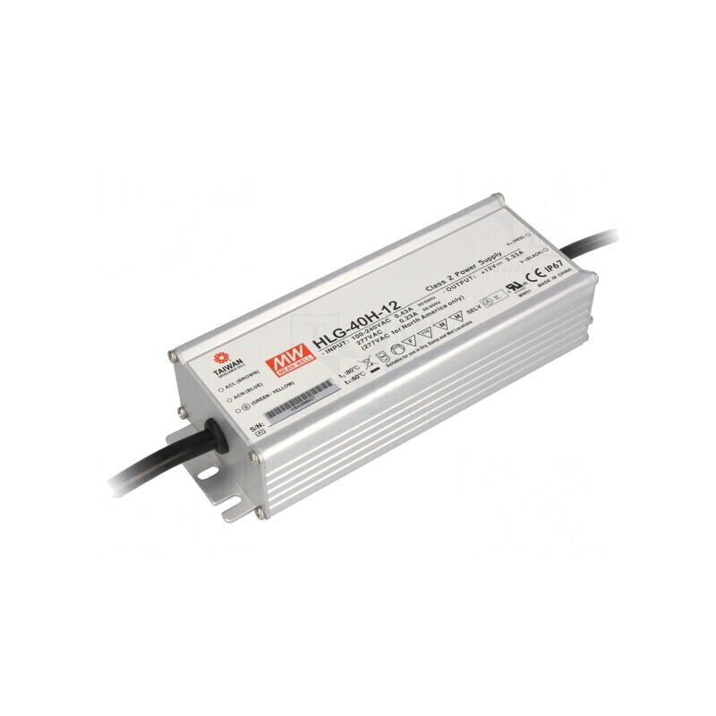 Alimentator LED 40W 12V 3,33A IP67 | Electronic-mag.ro | Componente Electronice