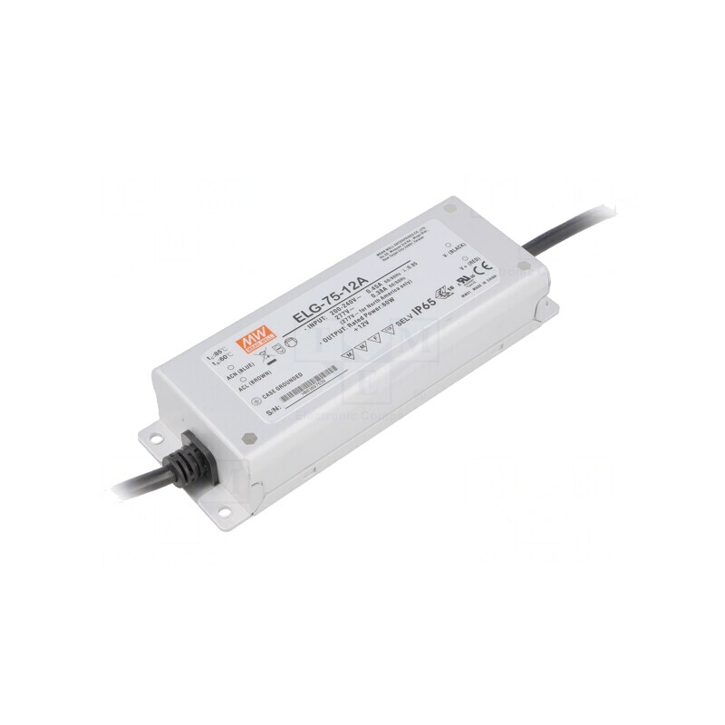 Alimentator LED 60W 12V IP65 | Electronic-mag.ro | Componente Electronice