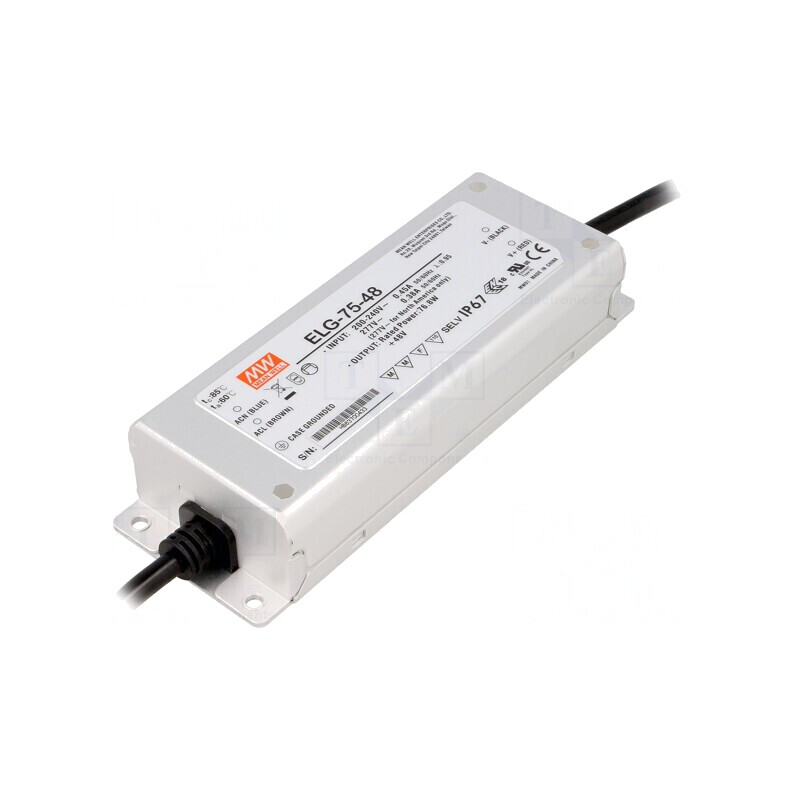Alimentator LED 76,8W 48V IP67 | Electronic-mag.ro | Componente Electronice