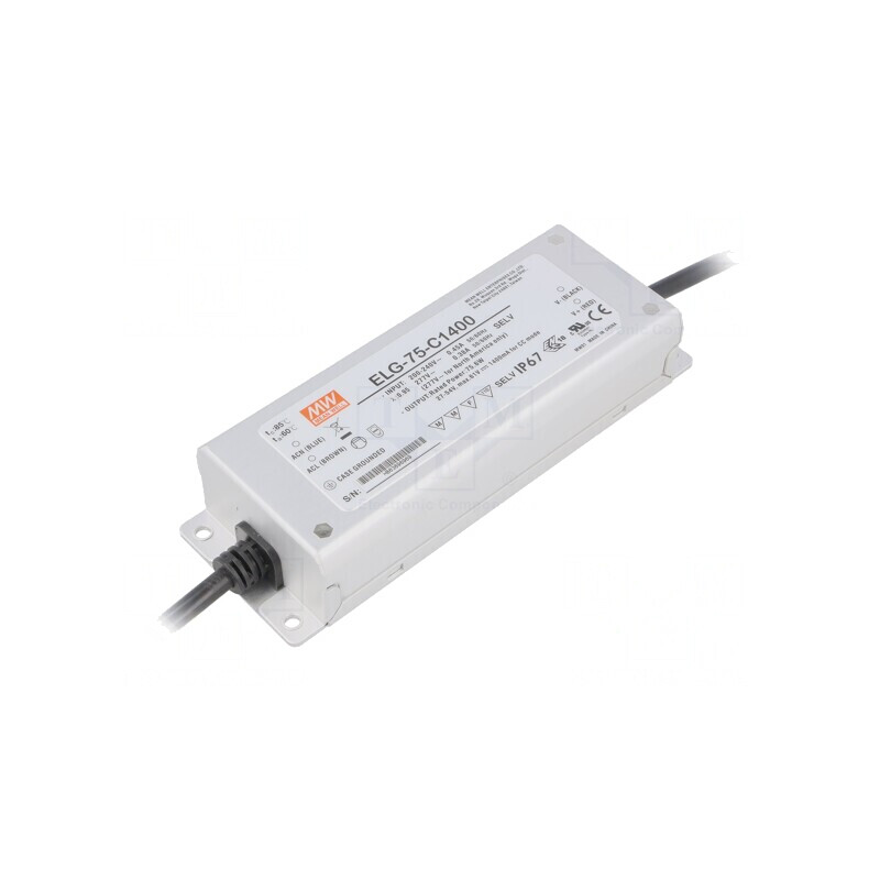 Alimentator LED 75,6W 27-54VDC 1400mA | Electronic-mag.ro | Componente Electronice