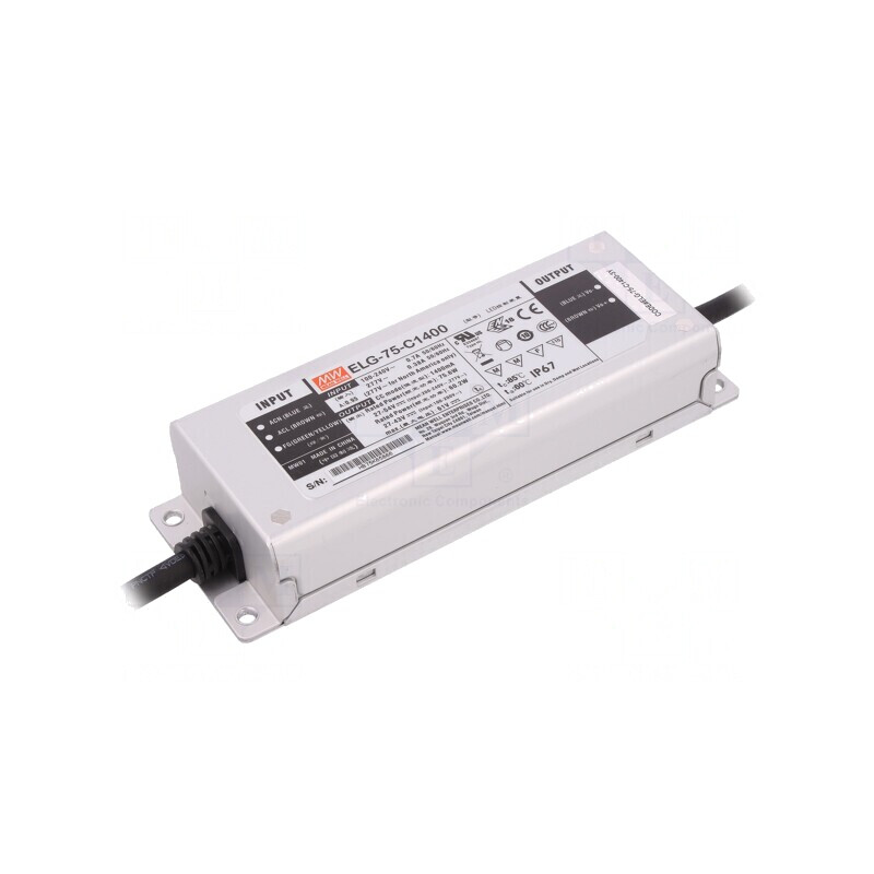 Alimentator LED 75,6W 27-54VDC 1400mA | Electronic-mag.ro | Componente Electronice