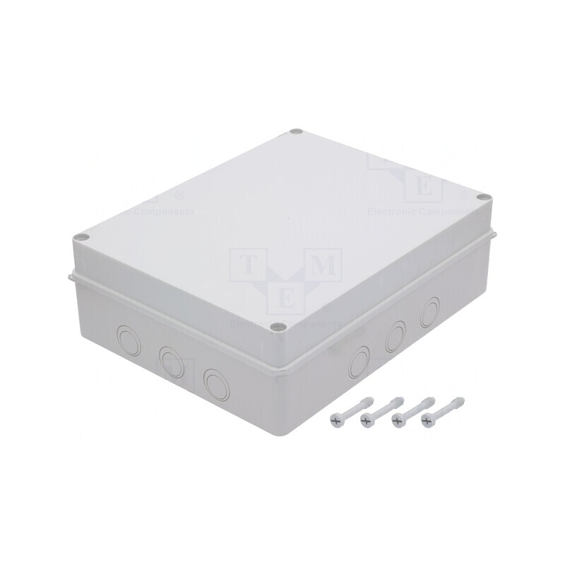 Carcasă Universală ABS Polistiren 300x380x120mm S-BOX | Electronic-mag.ro | Componente Electronice