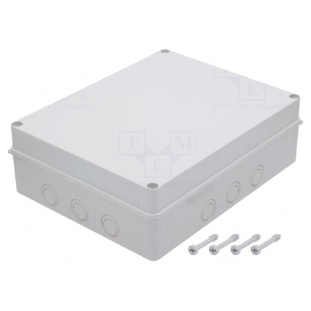 Carcasă Universală ABS Polistiren 300x380x120mm S-BOX | Electronic-mag.ro | Componente Electronice